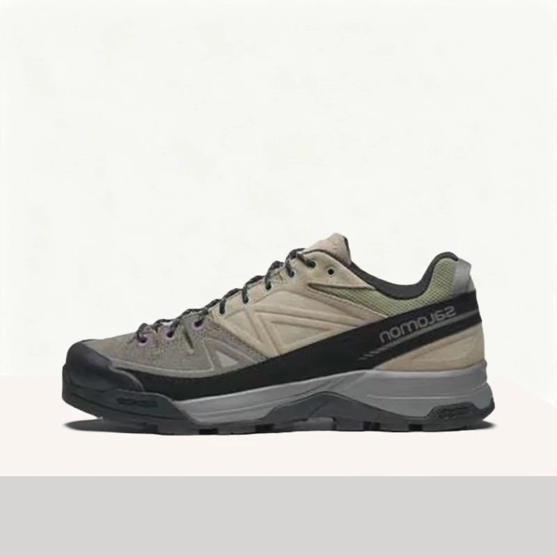 Salomon X-ALP LTR Retro Lightweight Low-Cut Hiking Shoes with Snug Fit and Support (Unisex), Medium Gray 474313