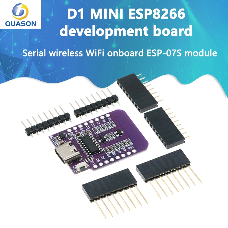 

D1 MINI ESP8266 development board serial port wireless WiFi onboard ESP-07S module