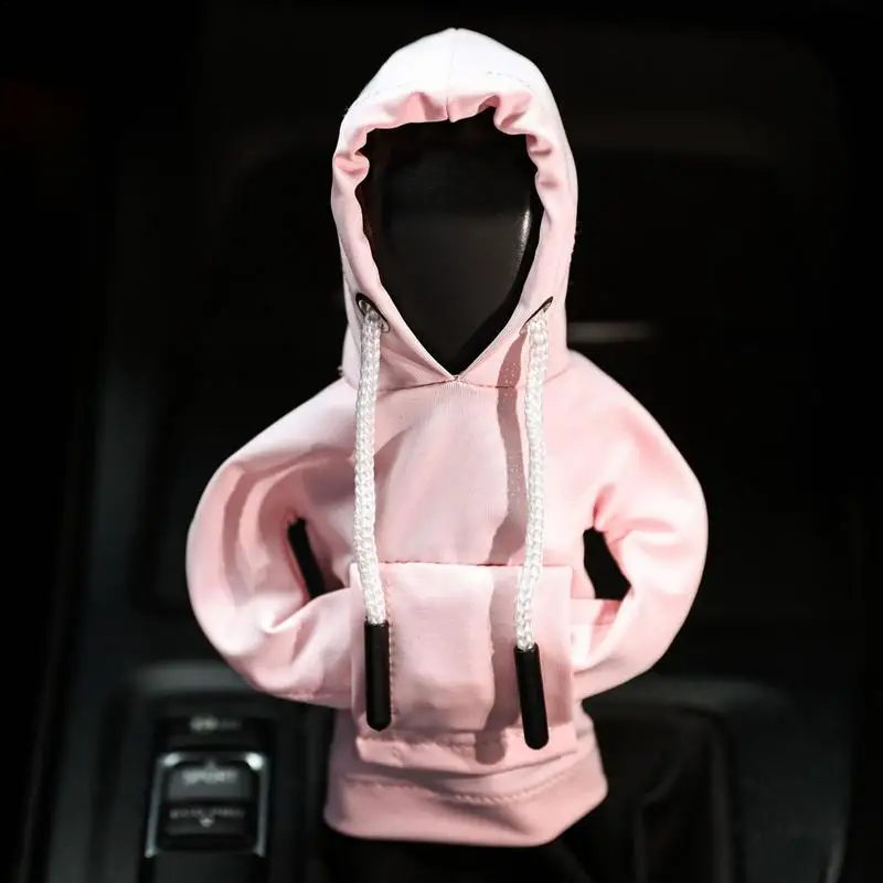 Gear Shift Cover Vehicle Knob Covers Mini Hoodie Fashionable Auto Shifter Cover Weird Stuff Comfortable Gear Shift Hoodie For