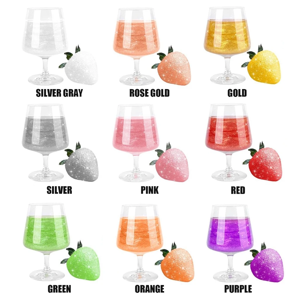Glitter Powder,Glitter for Drinks,Cookie Decorating Supplies,Cocktails,Baking,Chocolates,Candy cake decoration accessories tools