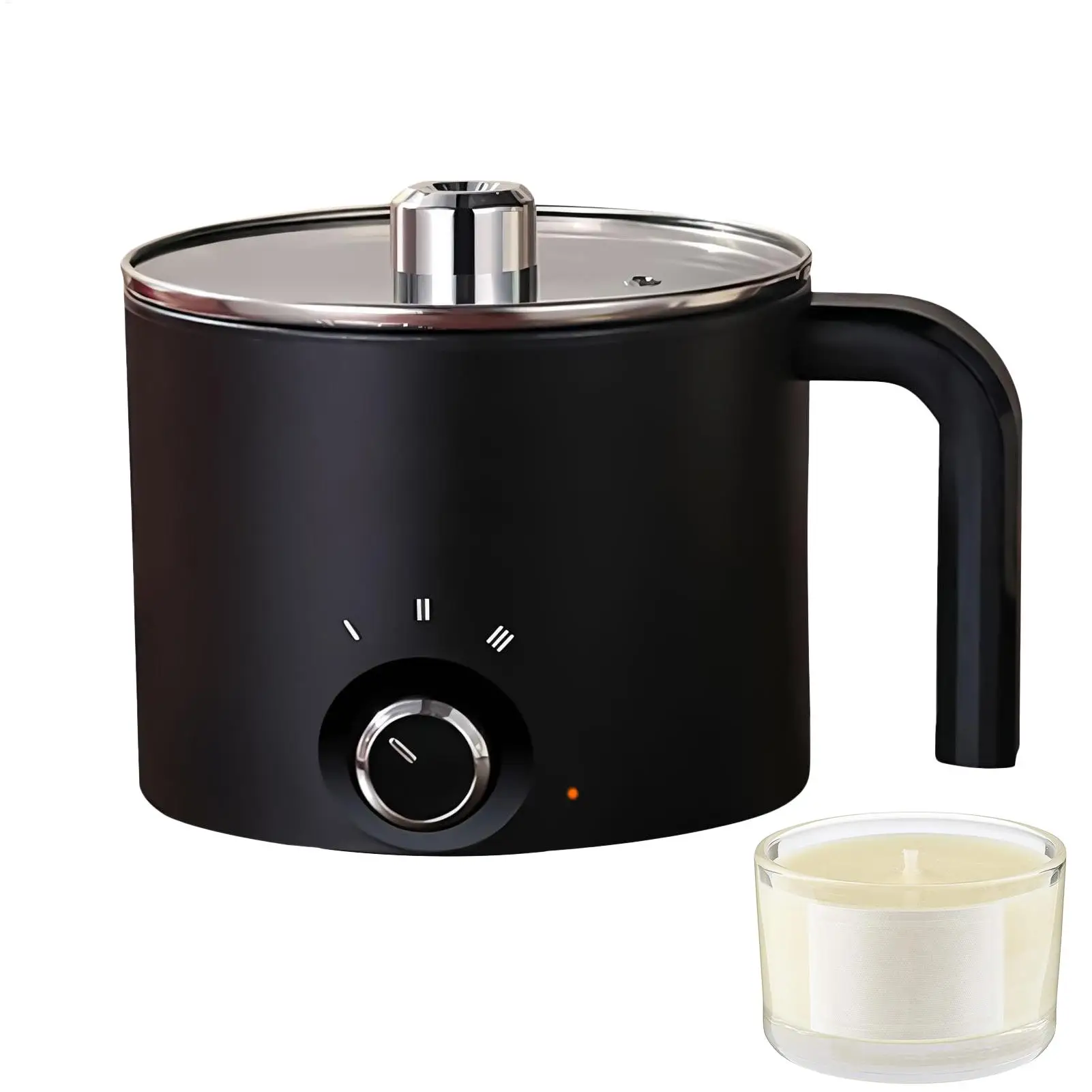 1.5L Wax Melting Pot Candle Wax Melting Device 3 Level Temperature Adjustment Electric Non-stick Candle Making Melting Pot