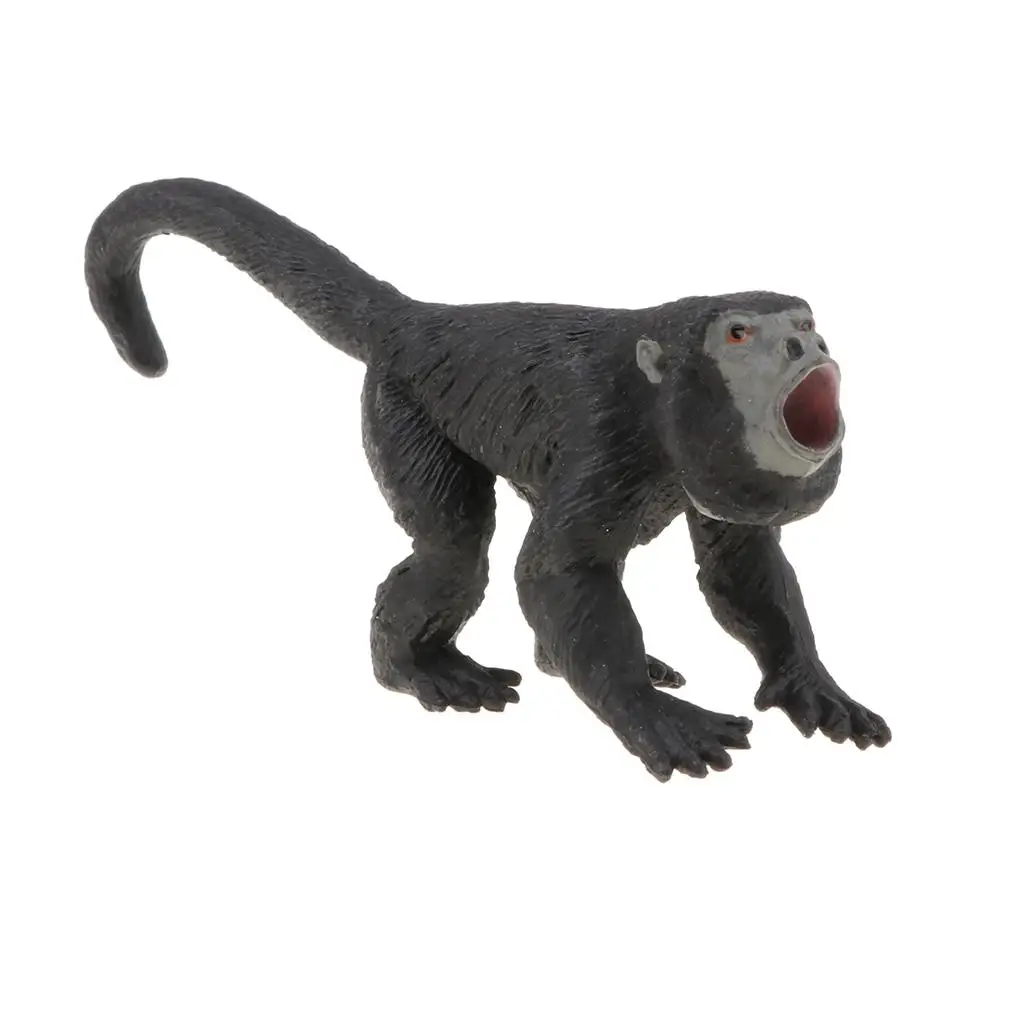 Simulação Animal Modelo Figura Brinquedos, Howler estatueta, Home Decor, 2-4Pack