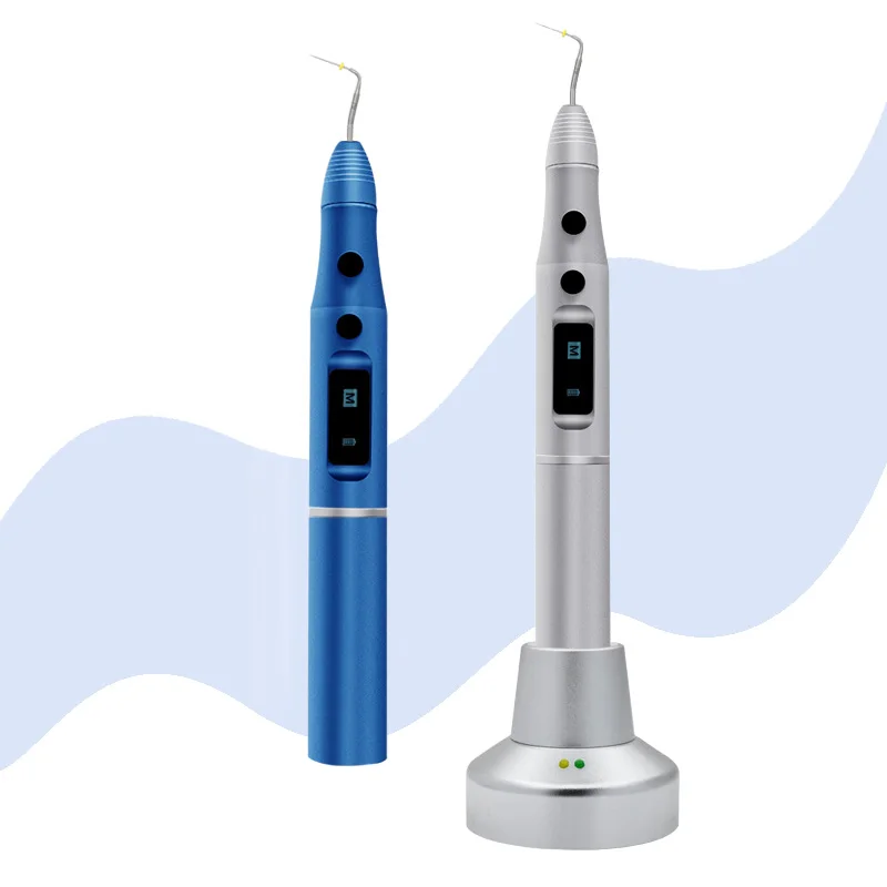 

Den tal Беспроводной резак Gutta Percha Endo Obturation Pen с наконечниками Система эндообтурации Большая емкость батареи Ручка с подогревом