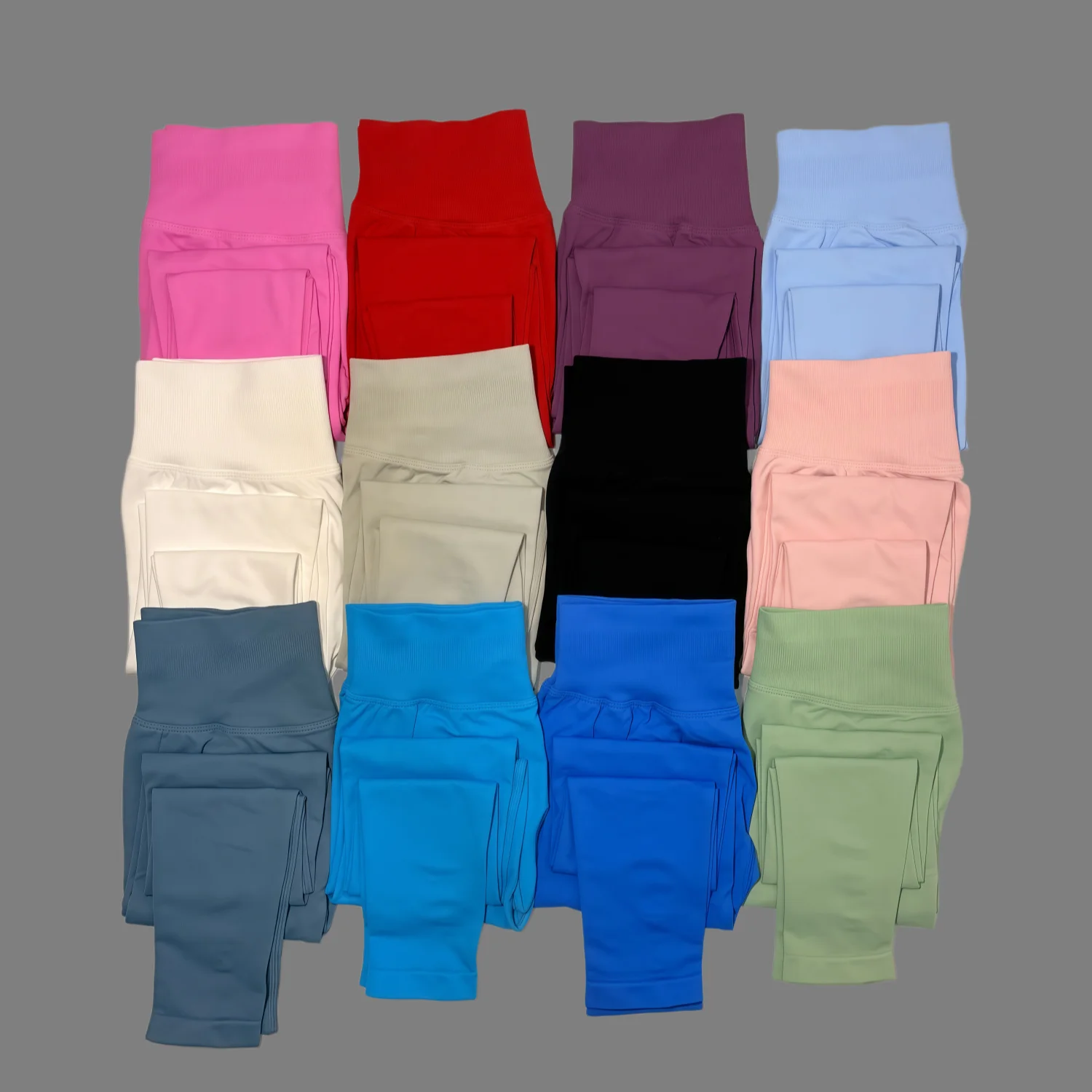Sports Leggings Women Yoga Tights Low Waisted Scrunch Bum Joggers Fitness Biker Pants Workout Running Seamless Leggings