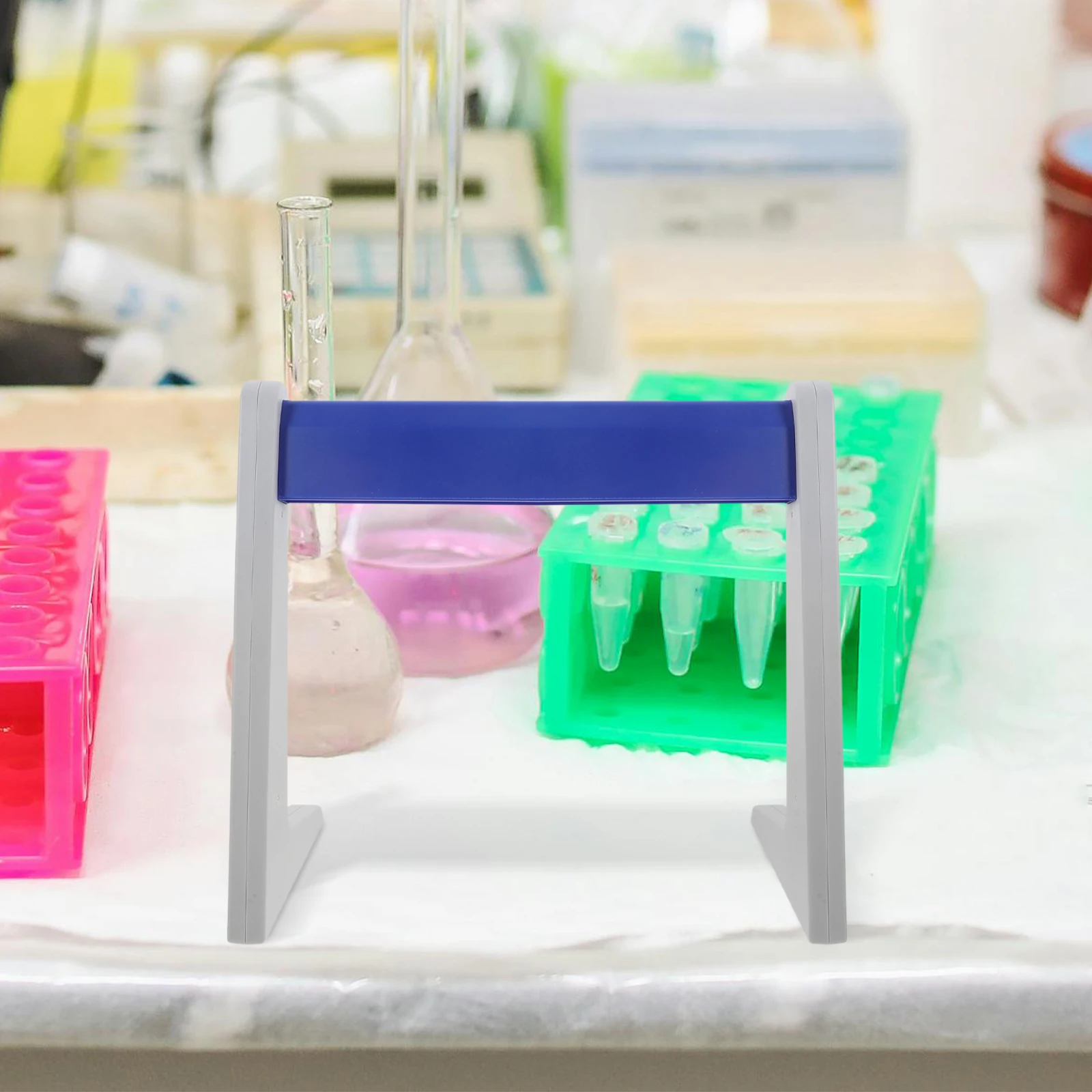 

3 Pipette Stand Plastic ganizer Holder Lab Rack Carousel Workstation Storage for Laboratory Hospital