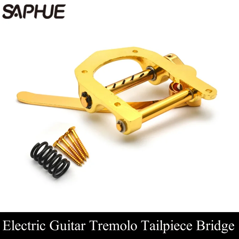 

Guitar Tremolo Tailpiece Vibrato Bridge Compatible with SG LP Flat Top Electric Guitar Parts Replacement