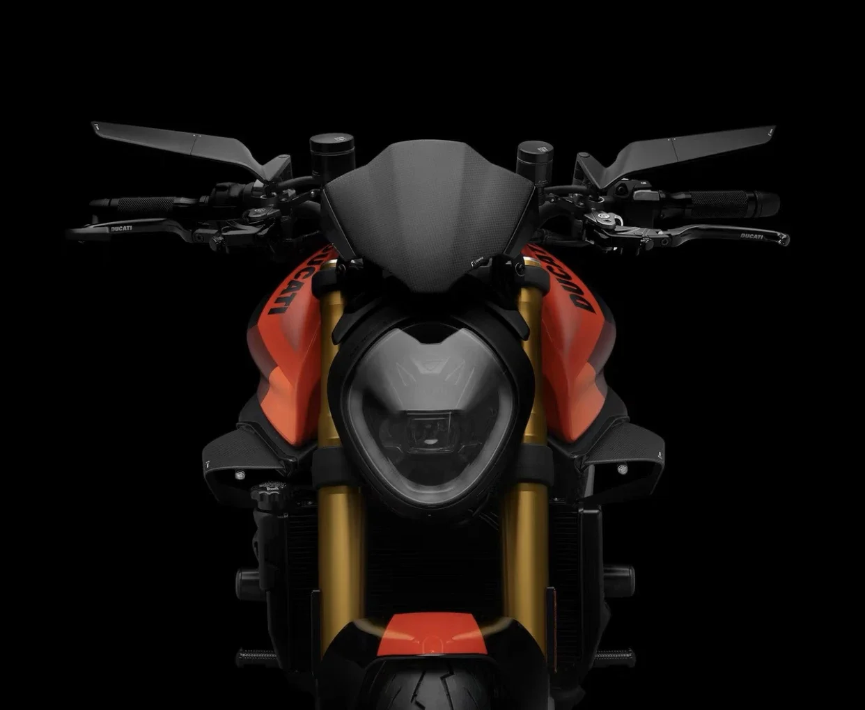 Для Ducati Monster 937 SP 2021 2022 2023 мотоцикл Streetfighter V4 S V4S V2 зеркало заднего вида 360 °   Регулируемые зеркала заднего вида