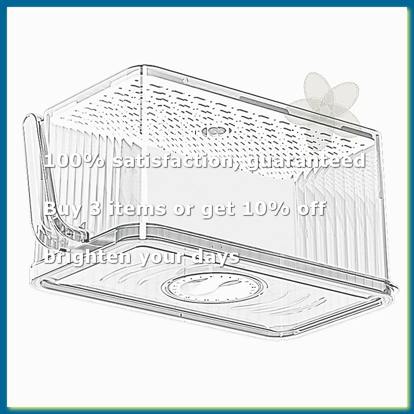 Handle Refrigerator Storage Box Food Grade Kitchen Organizer for Vegetables Eggs Freezer Safe Container with Lid