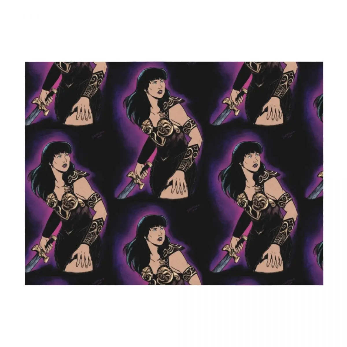 

Bold Xena Throw Blanket Blankets For Sofas Multi-Purpose wednesday Personalized Gift Blankets