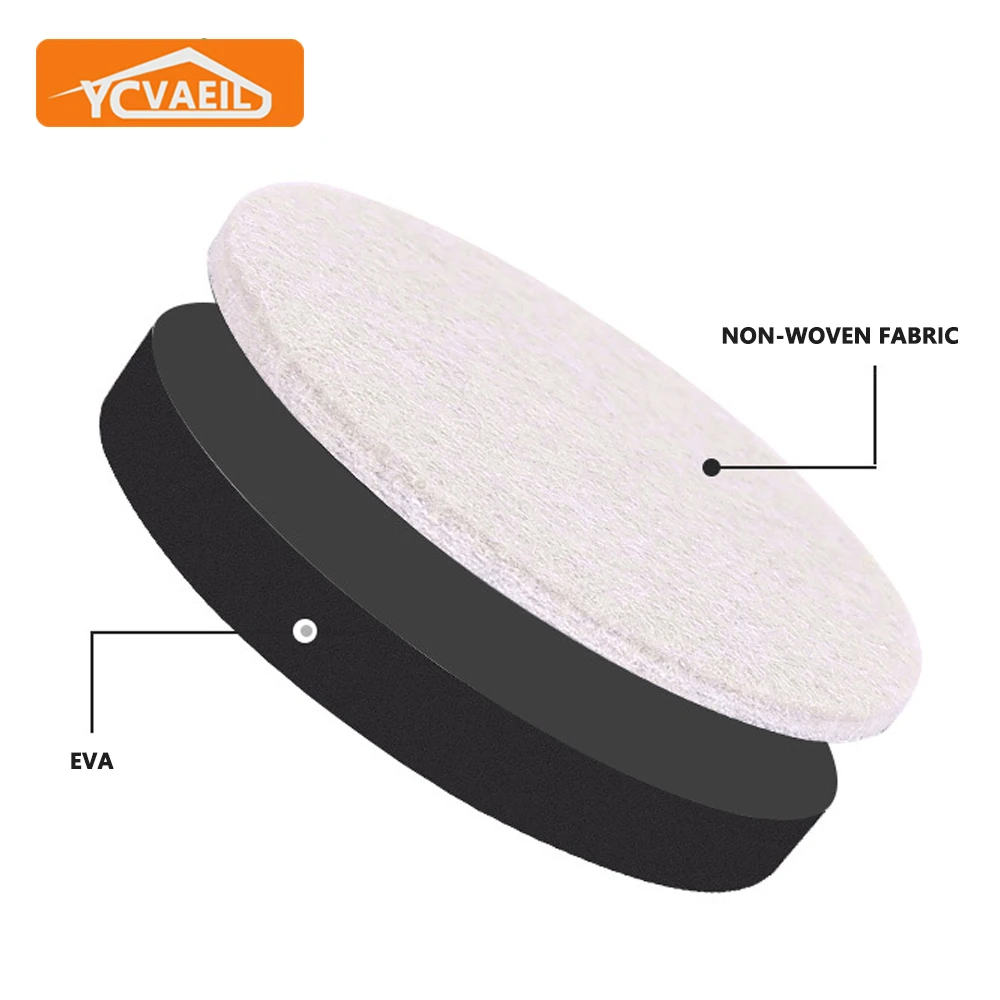 4Pcs Vilt Stoelen Benen Pads Matten Antislip Tafels Voet Matten Zelfklevende Floor Protector Ronde Home Bed sofa Furniture Been Matten