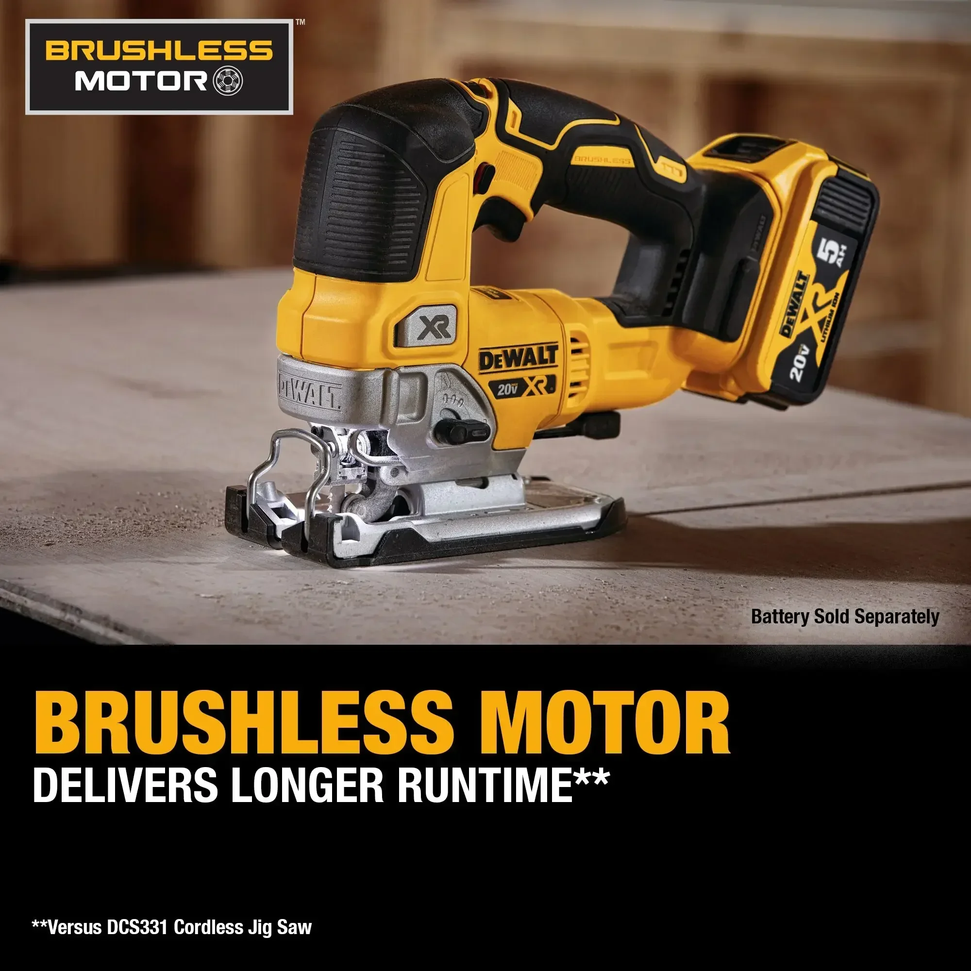 DEWALT DCS334 Brushless Cordless Jig Saw 20V Lithium Power Tools Bare Tool