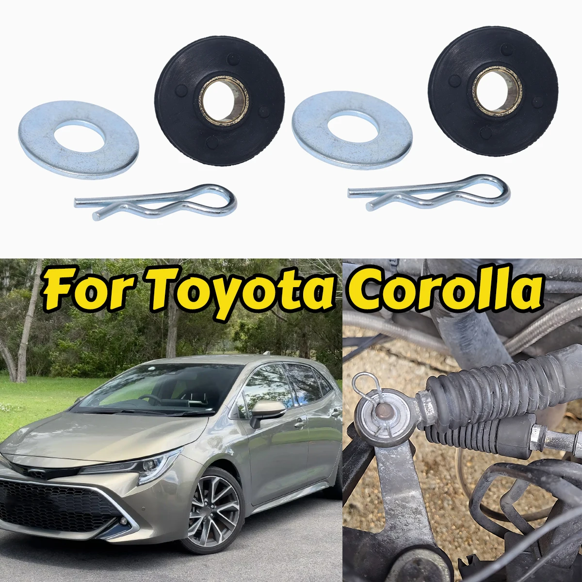

Upgrade Manual Gearbox Shift Cable Linkage Control Bushing for Toyota Corolla E160 E170 E180 E210 Washer Cotter Pin Clip Parts