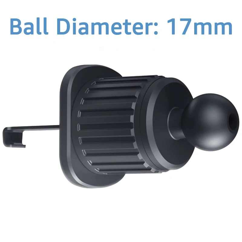 Untoom 17mm Ball Head Car Phone Holder Accessories Universal Car Air Vent Clip Mount GPS Support Car Air Outlet Cellphone Stand