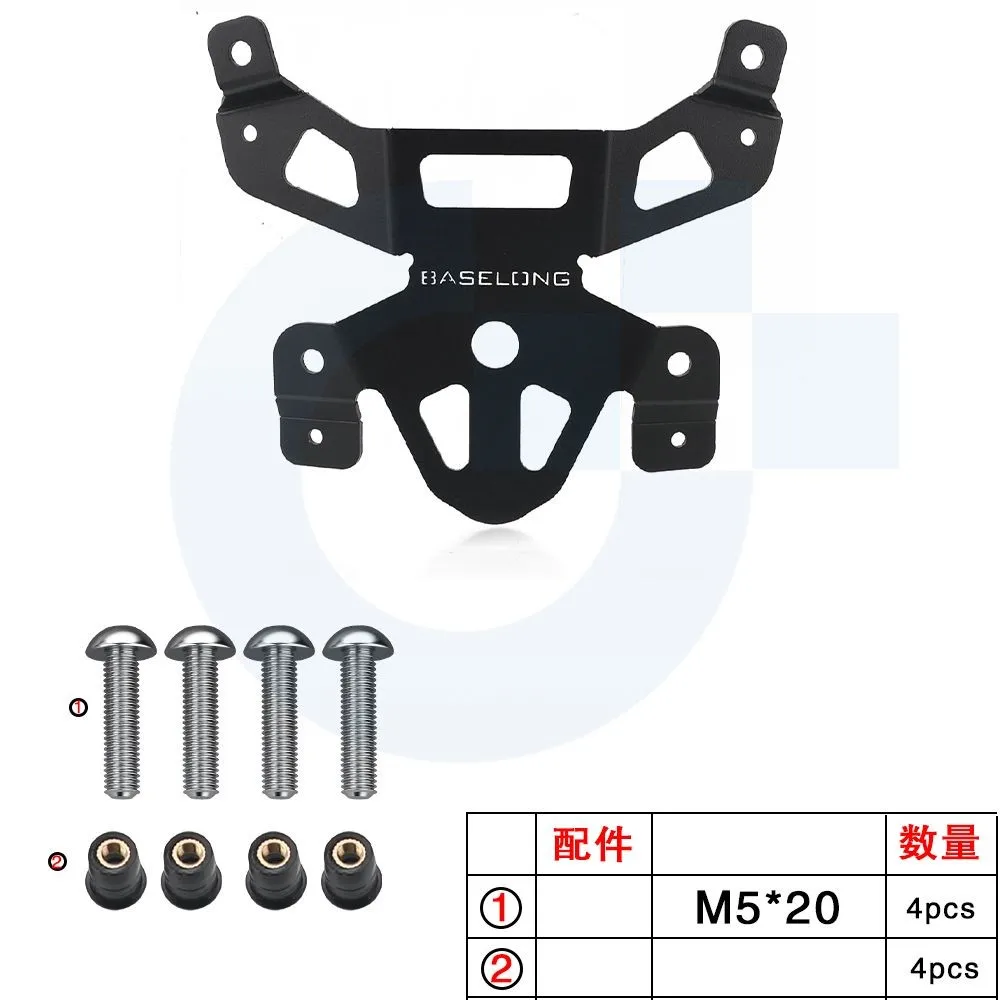 For Yamaha Tracer 900 GT / Tracer 9 GT TRACER900 TRACER9 GT 2018 - 2020 2021 2022 2023 Motorcycle 30mm Riser Windshield Bracket