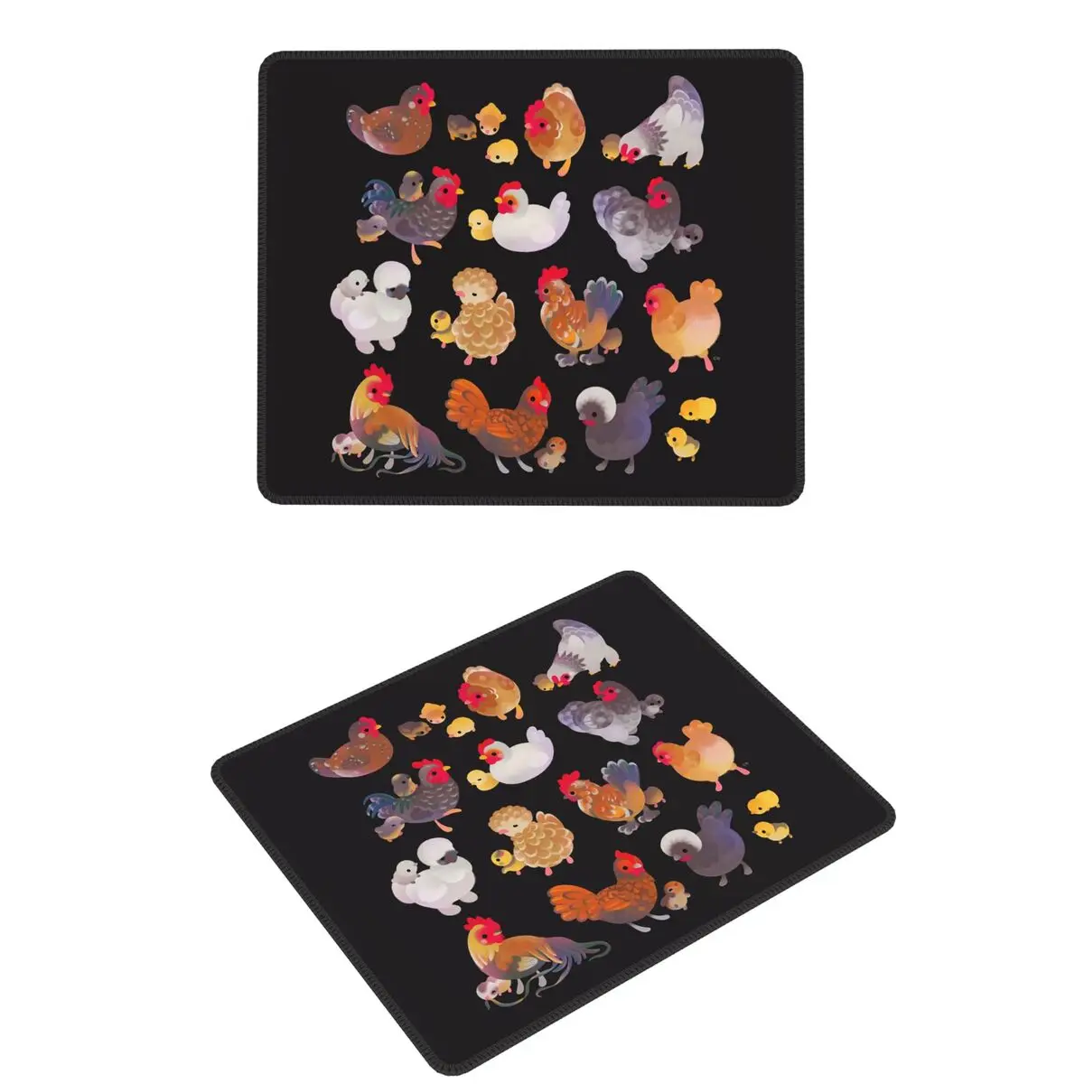 

Chicken And Chick - темный коврик для мыши, компьютерная клавиатура, коврик для мыши, геймерский коврик для ноутбука, офисные аксессуары, настольные коврики