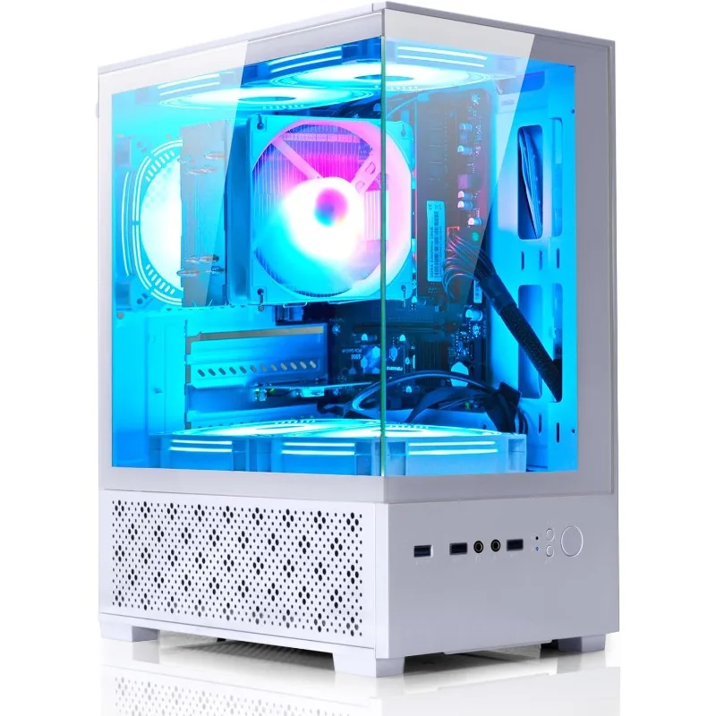 

PC Computer AMD Ryzen 7-5700G 8 core 3.9GHz, 16G DDR4 RAM, 512GB NVME SSD, Tower Computer with Power Supply 400W for