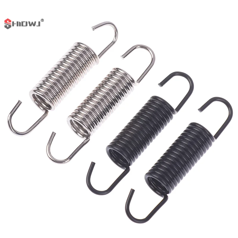 

2Pcs Motorcycle Stainless Steel Spring Hooks Motorcycle Modified Exhaust Spring Pull Reed With Hook Engine Accessories