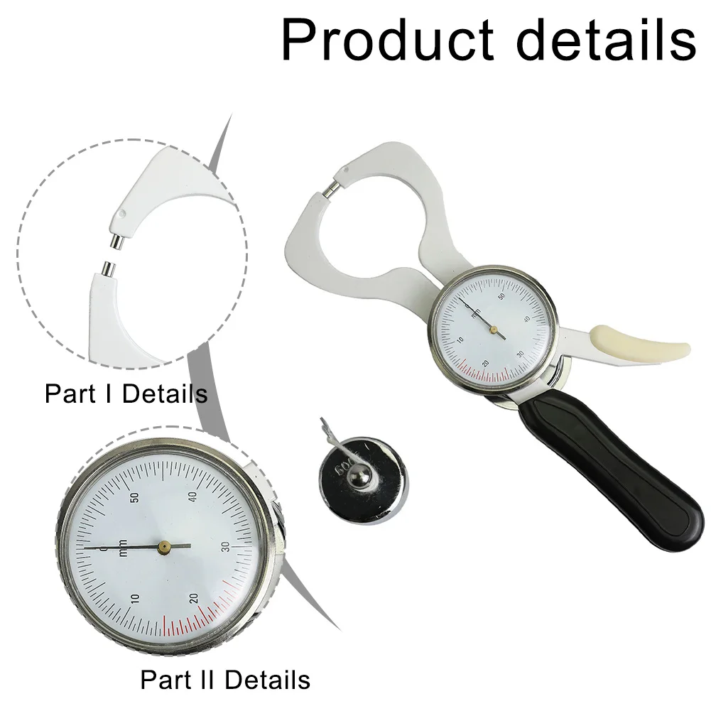 

Skinfold Body Fat Caliper Tester with Constant Pressure for Reliable Measurement Suitable for Fitness Enthusiasts