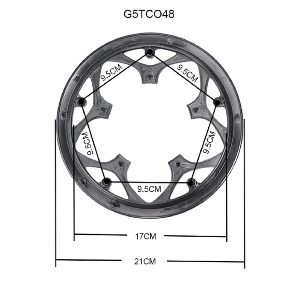 Bicycle Crankset Guard Bike Chain Wheel Ring Crank Protector Accessories Cycling Chain Sprocket Ring Protective Shell