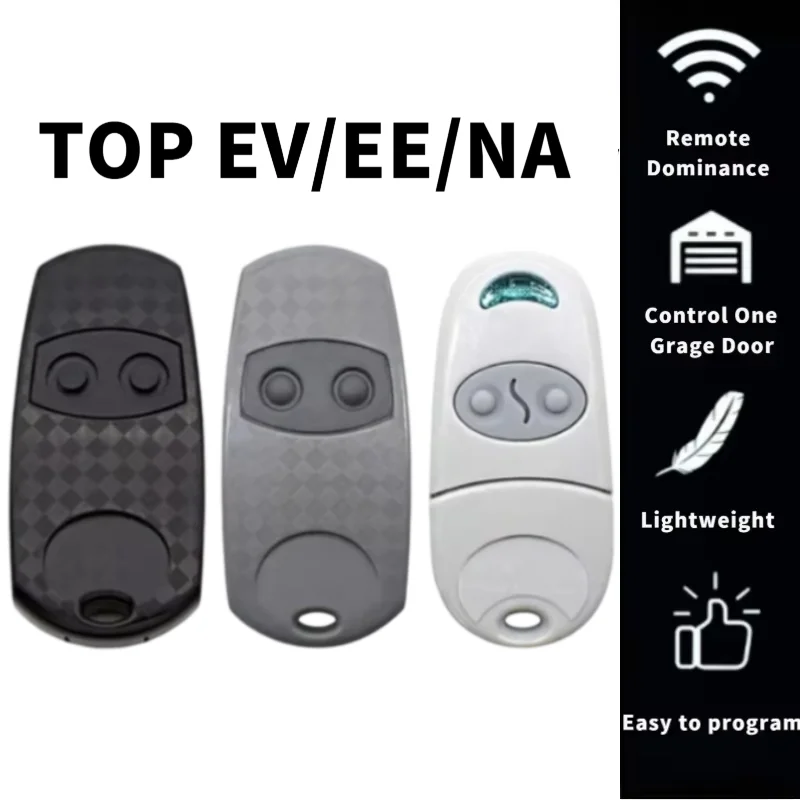 Top432Na Top432Ee Top432Ev Top433.92Mhz Dual-Channel Garage Door Remote Control Face-To-Face Copy Clone Transmitter