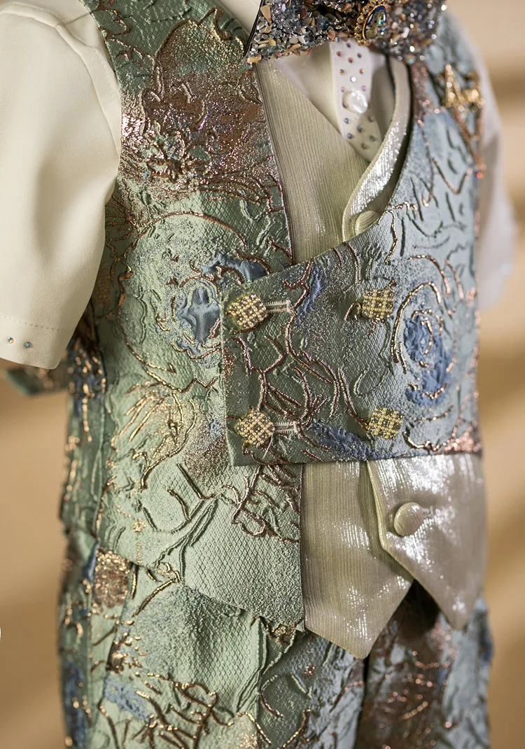 جديد الصبي دعوى الأطفال المضيف البيانو أداء الحلل مجموعات لحفلات الزفاف حفلة عيد ميلاد Traje De Niño Para Bautizo