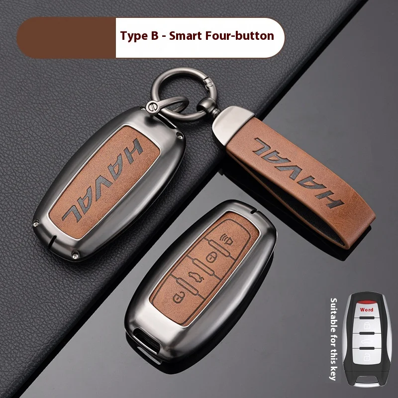 

Retro Zinc Alloy for Great Wall Haval Hover H1 H4 H6 H7 H9 F5 F7 H2S GMW Coupe Remote Car Key Case Cover Fob Chain Accessories