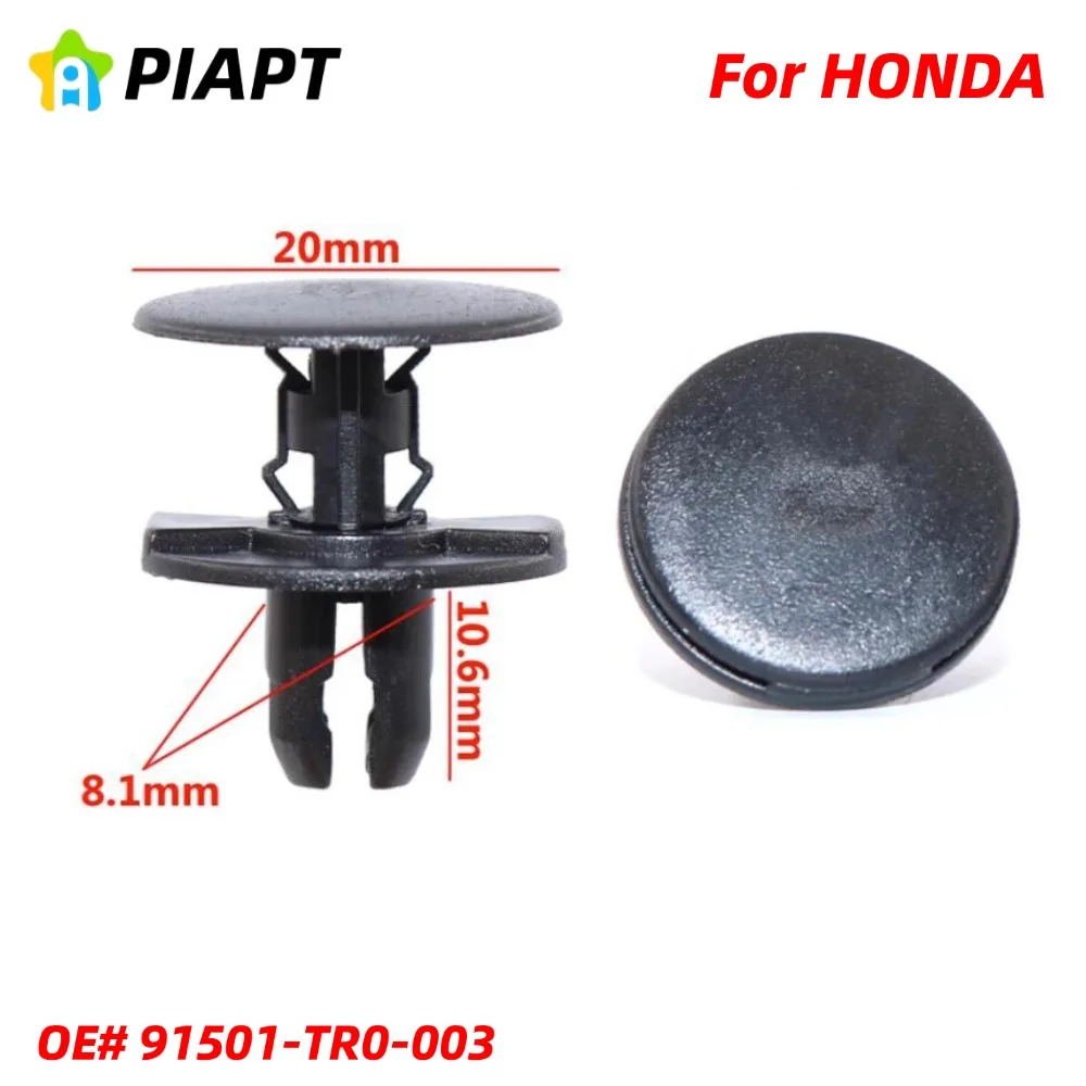 30 piezas OE # 91501-TR0-003 Clip de retención de guardabarros delantero para Honda Acura Accord Civic Clarity CR-V Odyssey ILX MDX NSX RDX