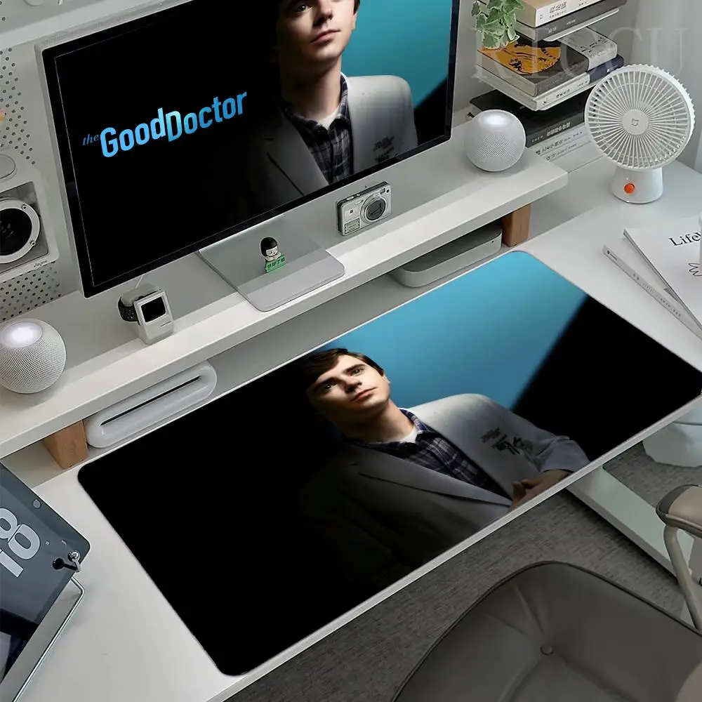 

Коврик для мыши The Good Doctor, большой игровой коврик для мыши с защитой по краям, утолщенный коврик для компьютерной клавиатуры и стола