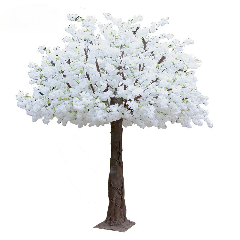

Simulation cherry blossom peach blossom tree wedding silk flowers studio decoration wishing tree set white cherry blossom plants