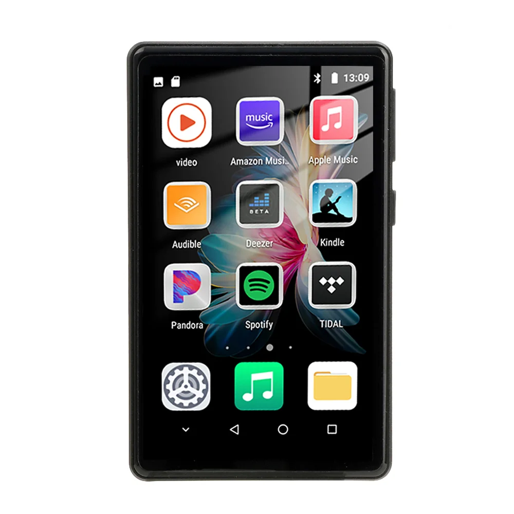 

Горячая распродажа 2025 года, Bluetooth и Wi-Fi, MP3, MP4-плеер, 4,0-дюймовый IPS-сенсорный экран с динамиком, многоязычный музыкальный плеер 1080p