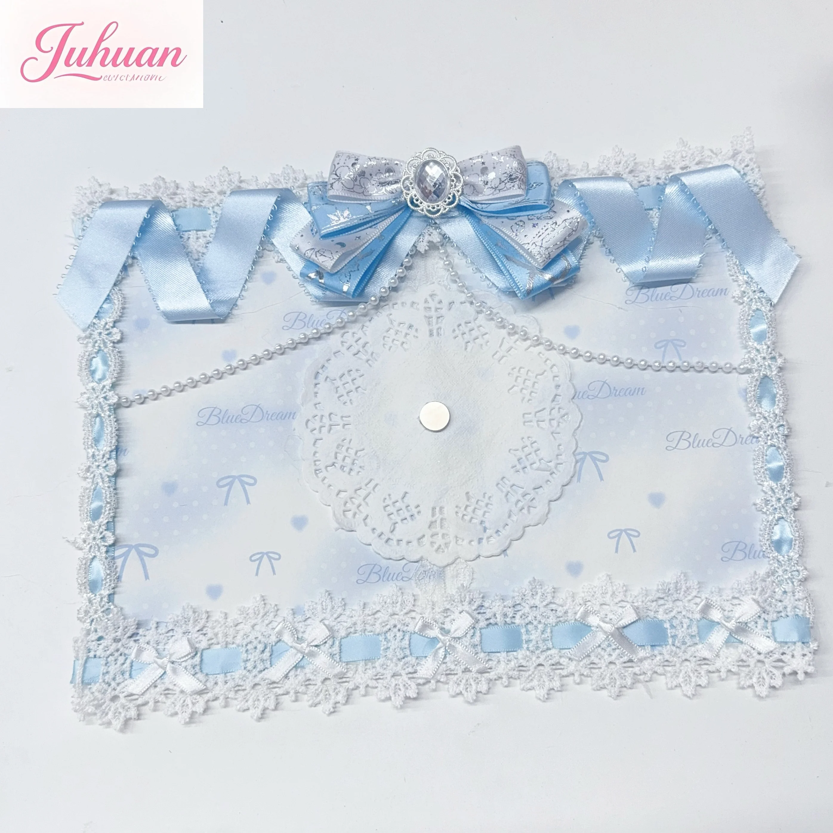 Ltabag Pain Board Subculture Tie Board Background Board Ballet Style Lolita Bow Rhinestone Exquisite Heavy Industry Ribbon Pain