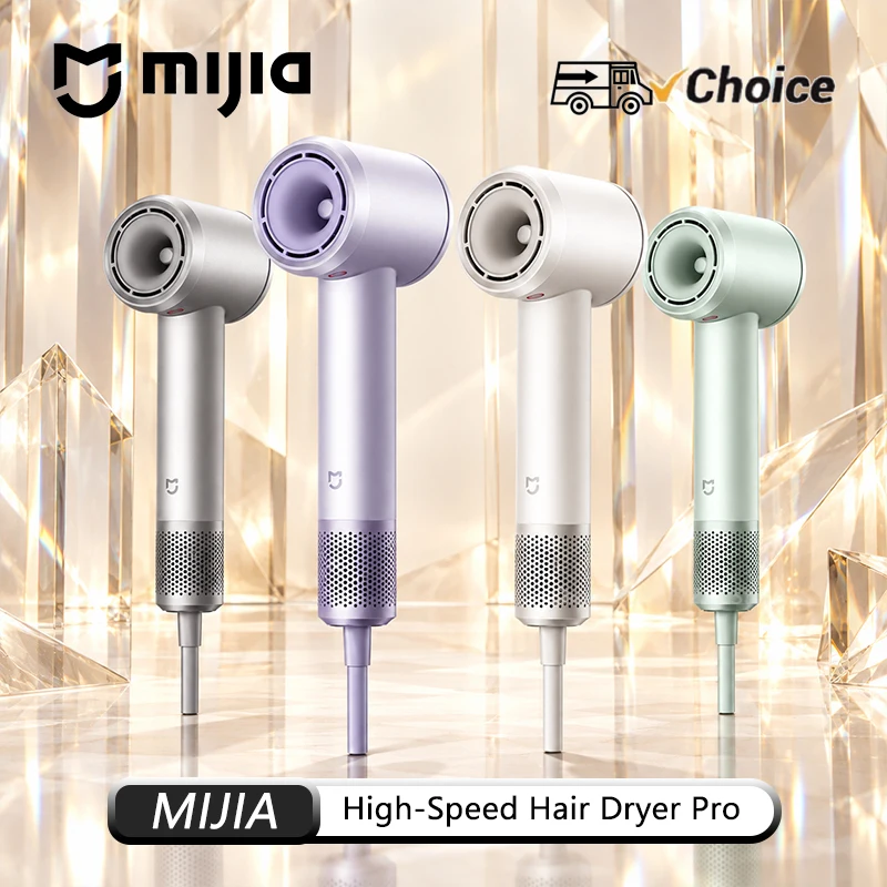 NEW MIJIA High-Speed Hair Dryer Pro TOF Distance Sensor NTC 200 Temperature Checks per Second 50C Scalp Protection 1600W 220V CN