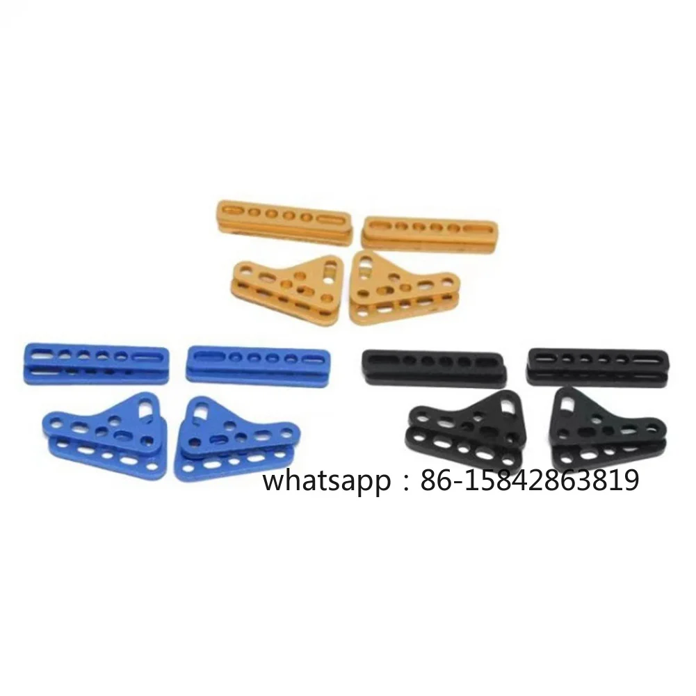 A52T for SCX10 TRX4 TRX6 1/8 1/10 Remote Control Climbing Car Metal Double Shock Absorbers Bracket Damper Mount Stand