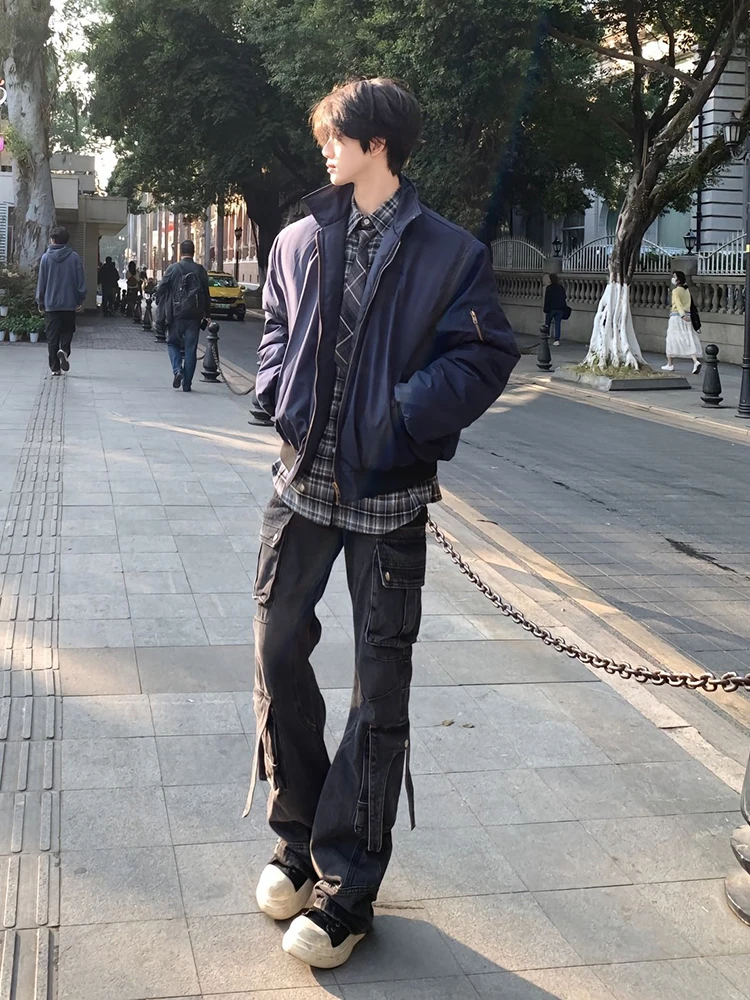 

Куртка-бомбер CoolboyBB или MA Pilot для мужчин: модная, брендовая, весна-осень, на молнии, с защитой от сминания, в стиле бейсбольной куртки