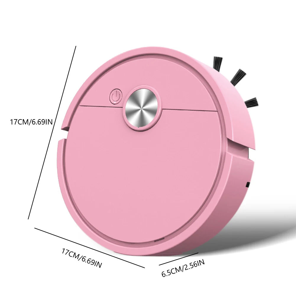 

3 in 1 Robot Vacuum Rechargeable Sweeping Machine Strong Suction Compact Cleaning Machine for Pet Hair Stubborn Dirt