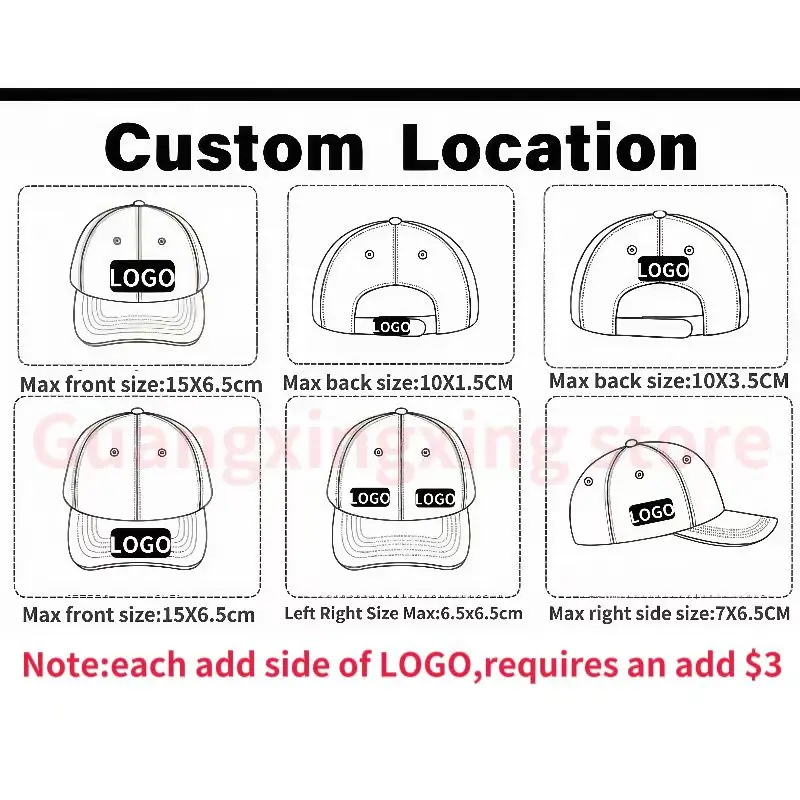 Custom embroidered logo hat Men\'s and women\'s baseball cap design DIY picture printing logo hat Summer sun hat wholesale