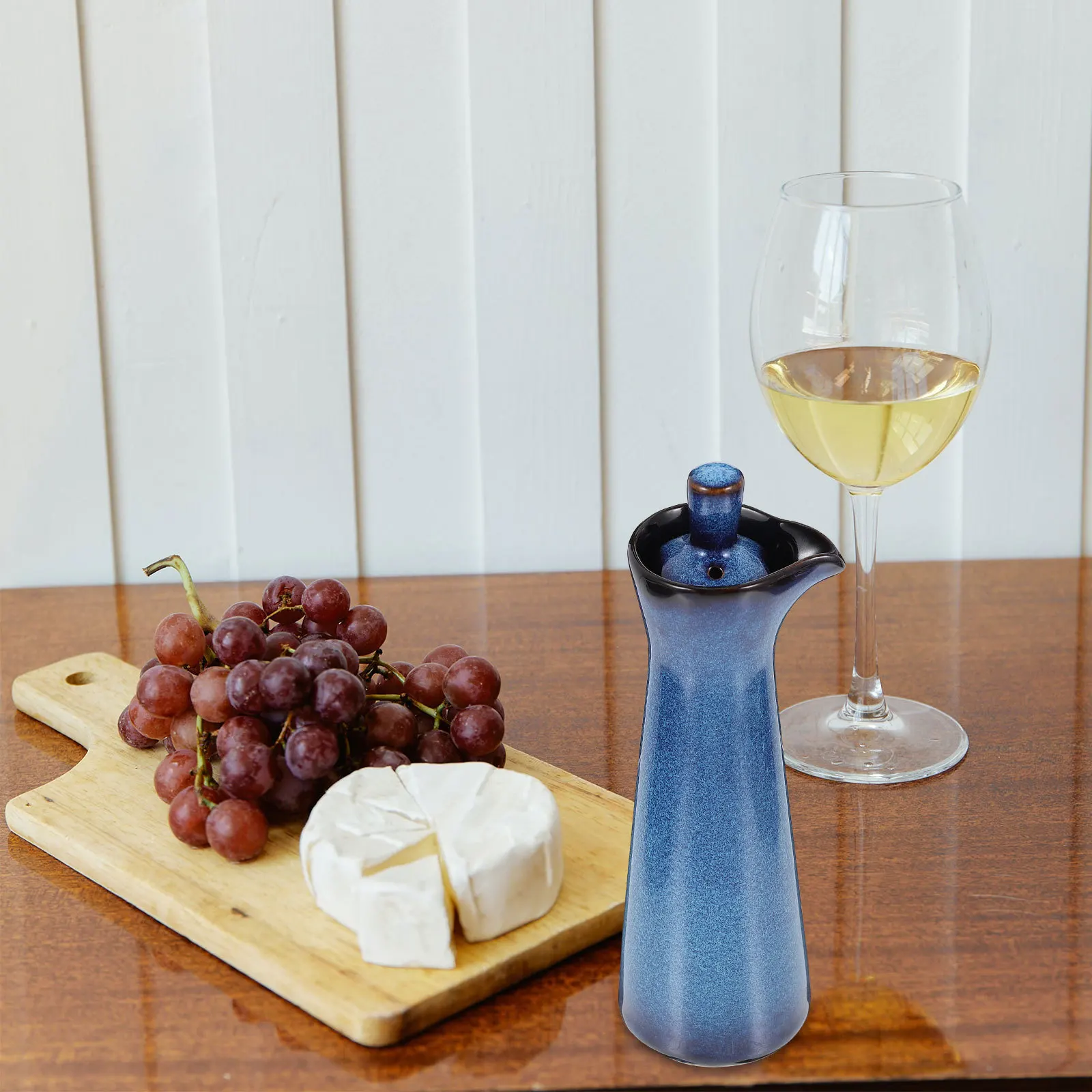 

Japanese Style Ceramic Seasoning Jar Kiln Transformation Finish Condiment Bottle for Olive Oil Soy Sauce Vinegar Kitchen Gadget