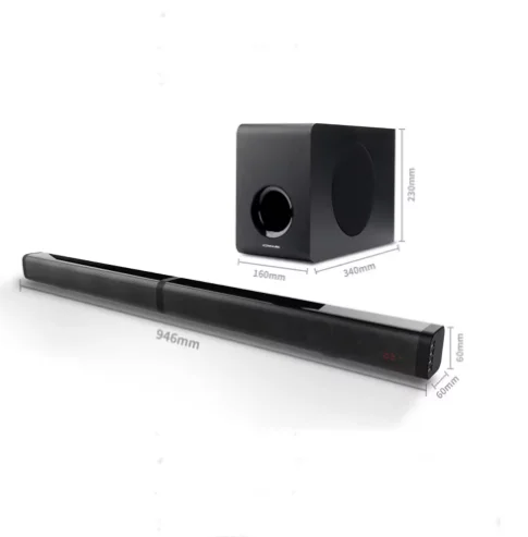 Vofull 2.1ch Blue tooth Sound Bar  Home theater System Wireless Subwoofer