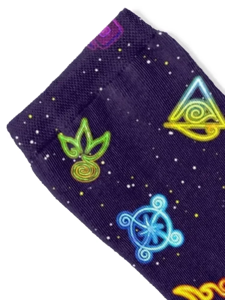 Wizard101 - The Spiral Schools Socks Wholesale retro with print gift Men Socks Women's