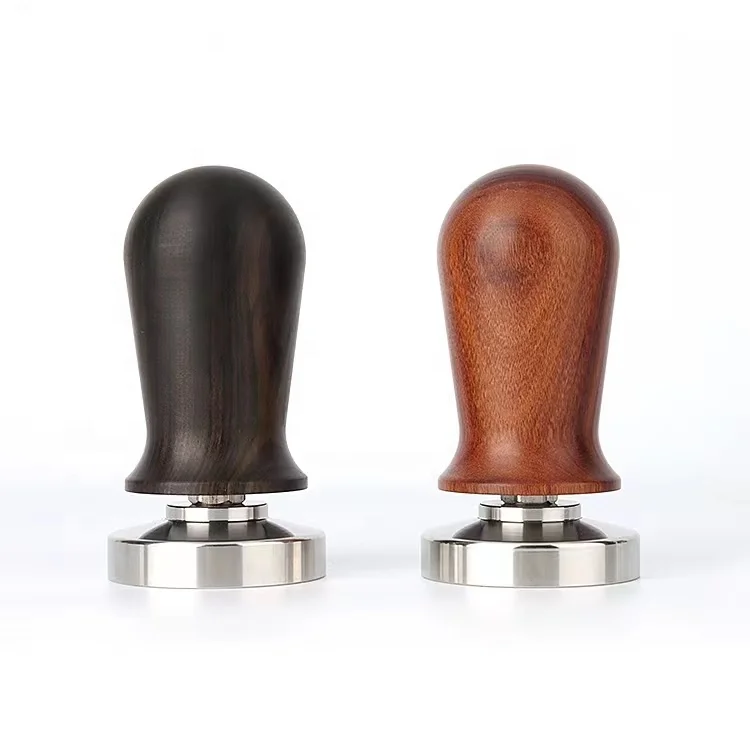 

Custom Logo 51 53 58mm 304 Stainless Steel Base 58mm Espresso Coffee Tamper Calibrated Pressure Tamper for Espresso Coffee