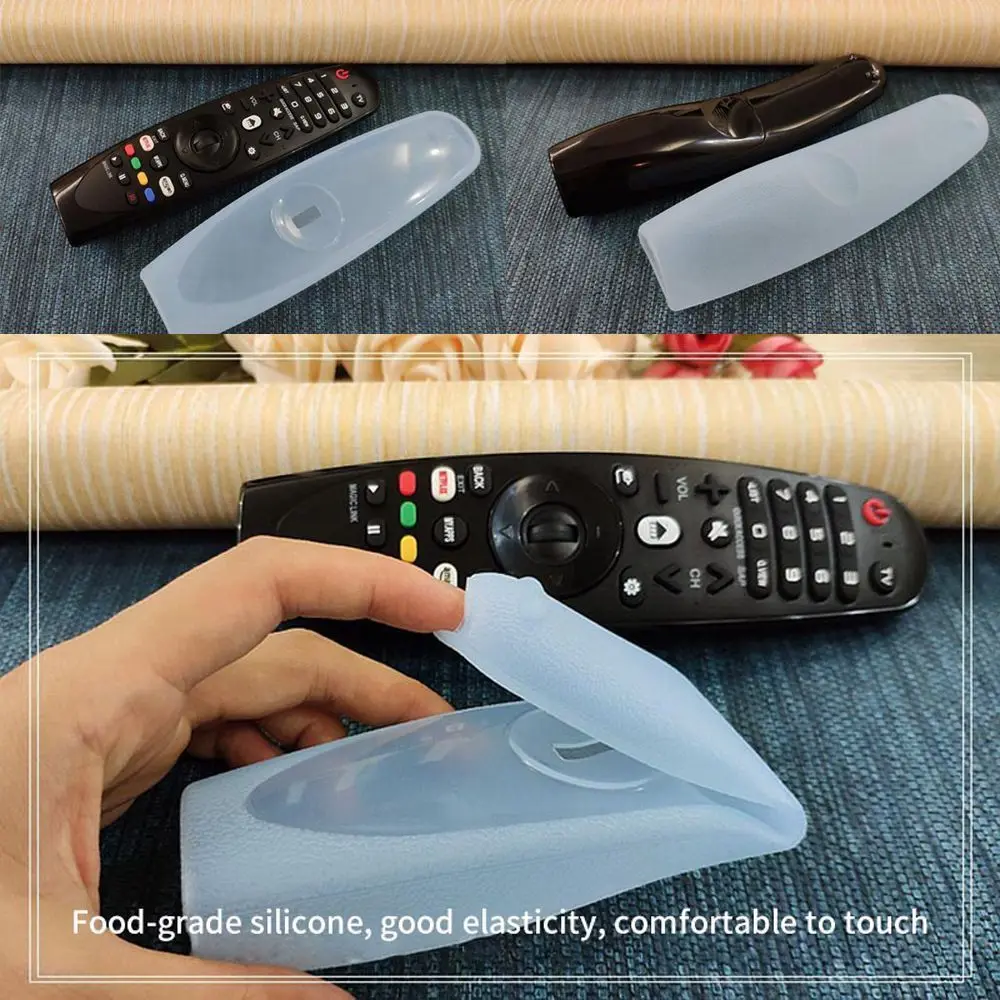 Remote Transparent Silicone Case For LG Dynamic TV Control Protective Cover AN-MR600/650 Thicken Anti-fall Shockproof Sleeve