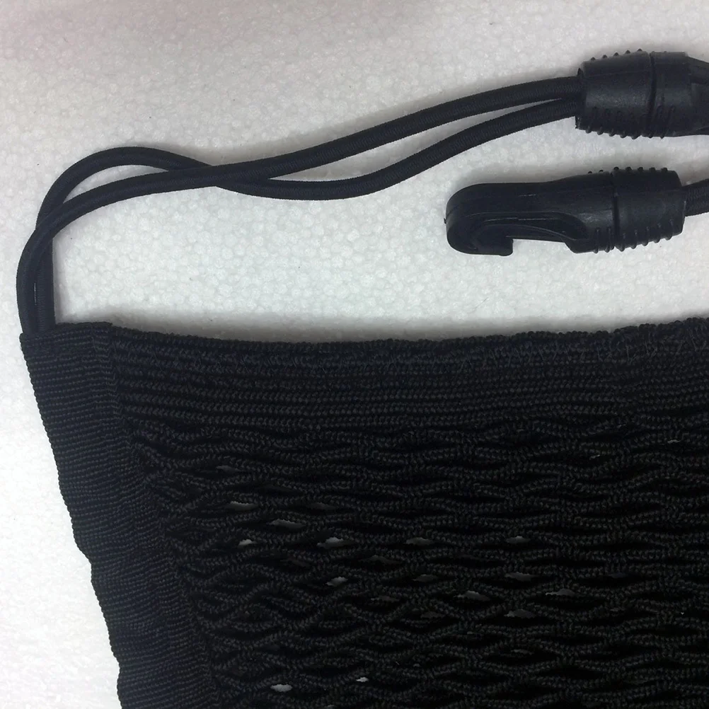 Organizador de red para asiento de coche de 3 capas, barrera de malla resistente negra, tapón para perturbar el asiento trasero, soporte de almacenamiento para coches, Suvs y camiones