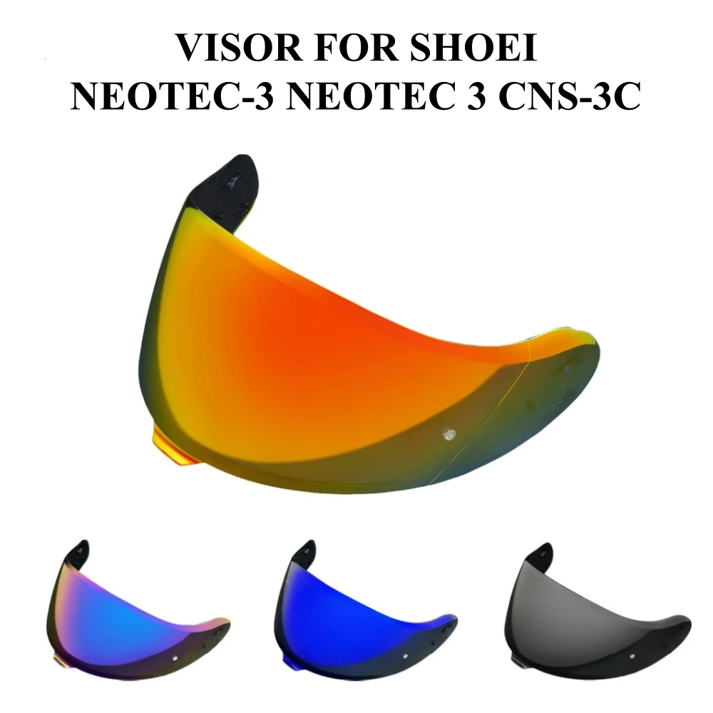 

Мотоциклетный шлем, козырек, аксессуары для лица для SHOEI Neotec 3 CNS-3C Viseira Capacete, защита от царапин, УФ-защита, ветрозащитный