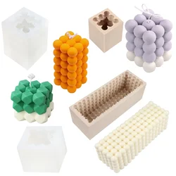 Multiple styles Silicone Magic Ball Candle Mold High Quality Round Bubble Ball Shape Resin Soap Baking Molds Home Decor Gifts