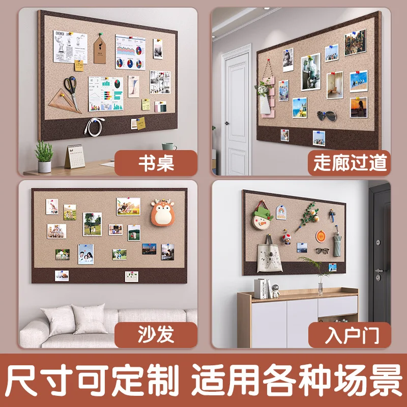 Papan Dinding Foto Tanpa Paku, Papan Tulis Dekorasi Dinding Budaya dengan Peniti untuk Dekorasi Rumah