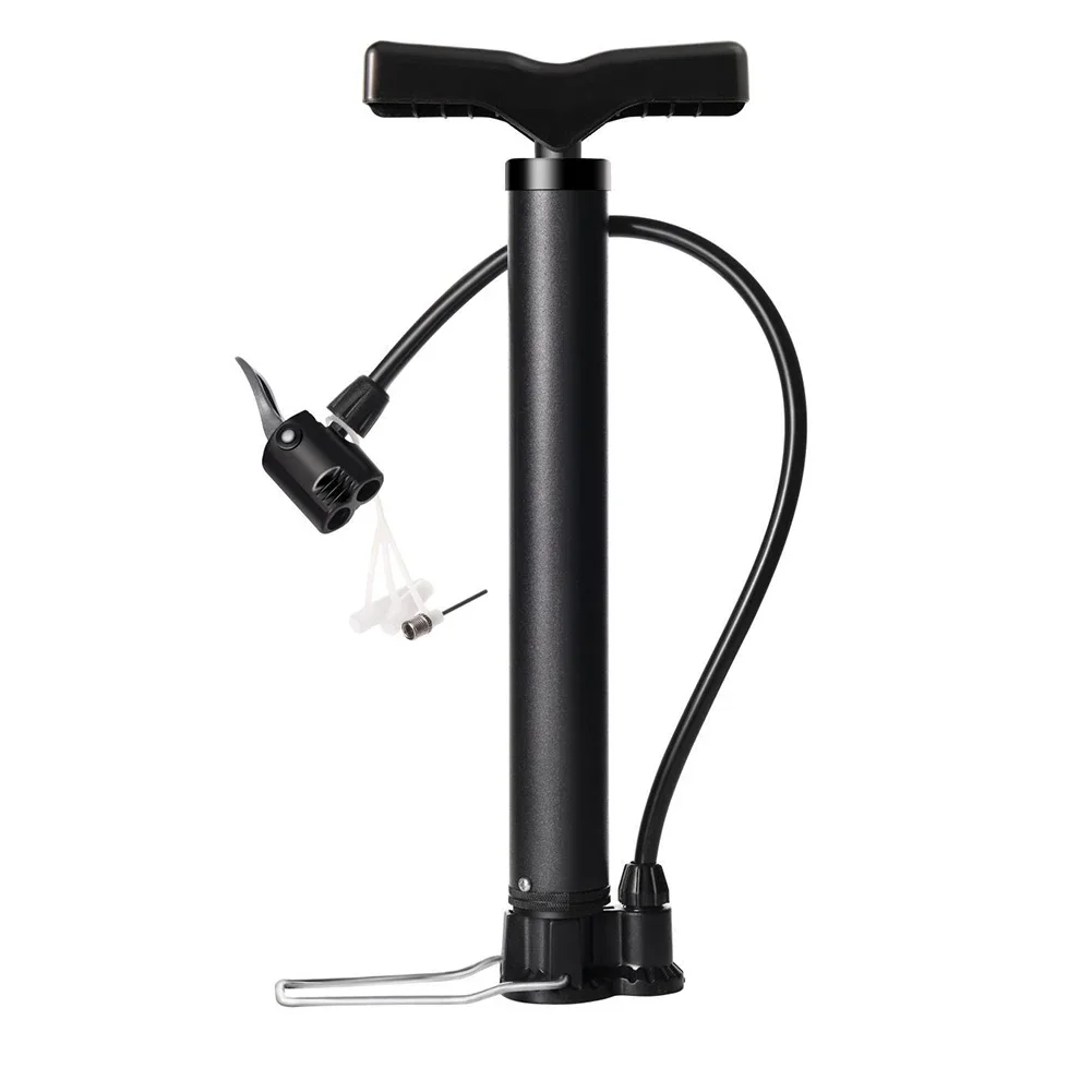 

Bicycle Pedal Pump High Pressure Inflator City Bikes Motorcycles Mountain And Road Bikes Air Mattresses Soccer Balls