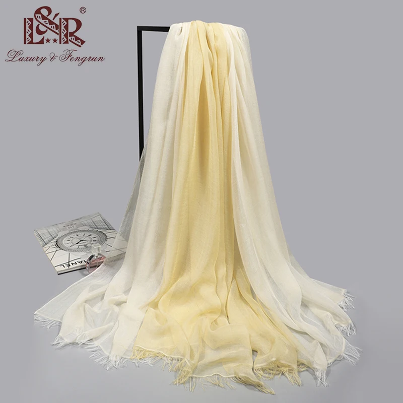 2023 Natural Spring Silk Scarf Women Scarf Big Silk Beach Cover up Pareo Foulard Femme Echarp Hijab female silk bandana Sjaal