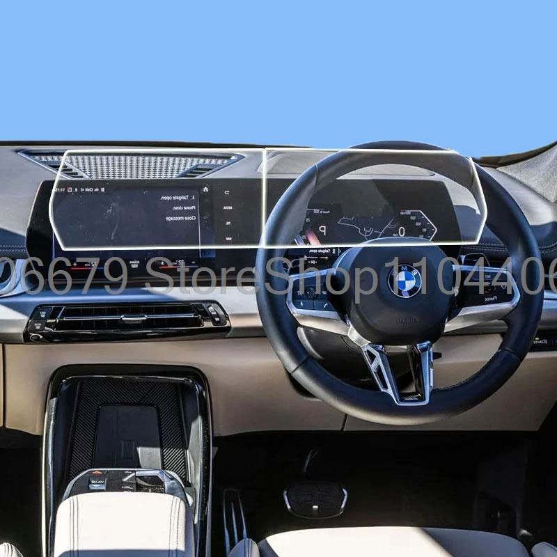 

Tempered glass Screen Protector For BMW U10 U11 X1 X2 iX1 2023 2024 2025 console GPS Navigation right hand drive Anti-scratch