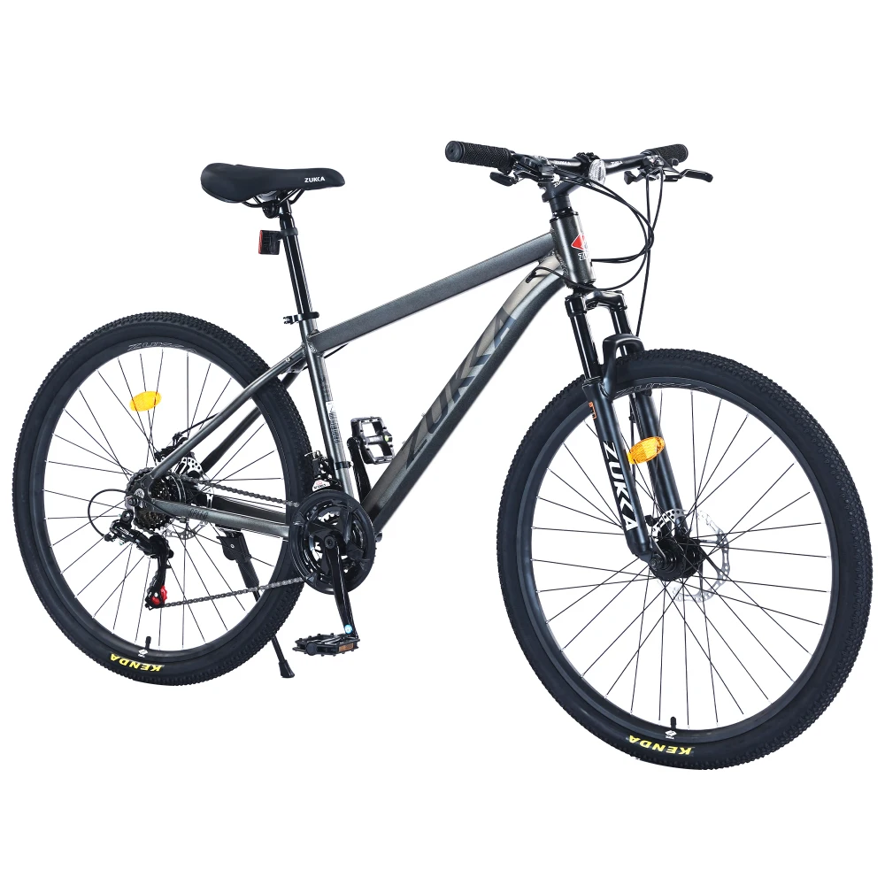 

27.5 Inch Wheels 21 Speed Mountain Bike, for Men Women Boys and Girls, Front Suspension,Aluminum Alloy Frame