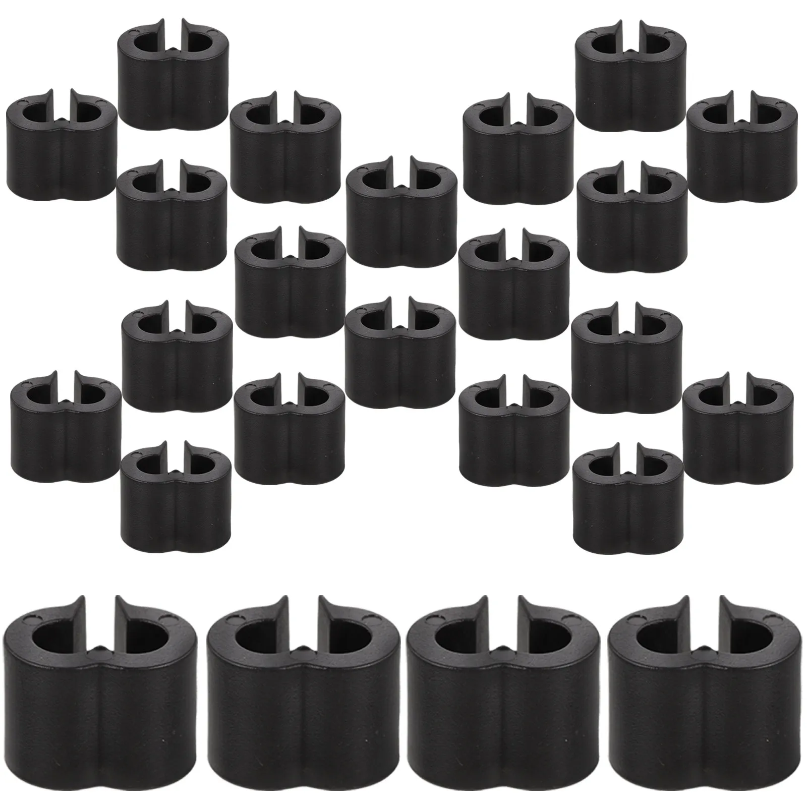 100Pcs Chair Feet Clamp Covers Floor Protector Caps for Chair Legs Furniture Feet Tips Smooth Glide Quiet Move Protection